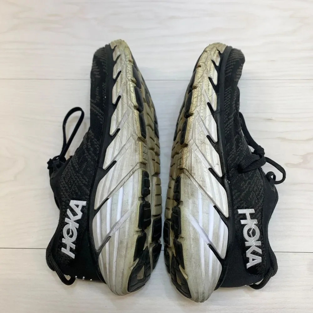 Hoka One One Shoes Gaviota 4‎ Women's Size 8B Black White Athletic Sneaker